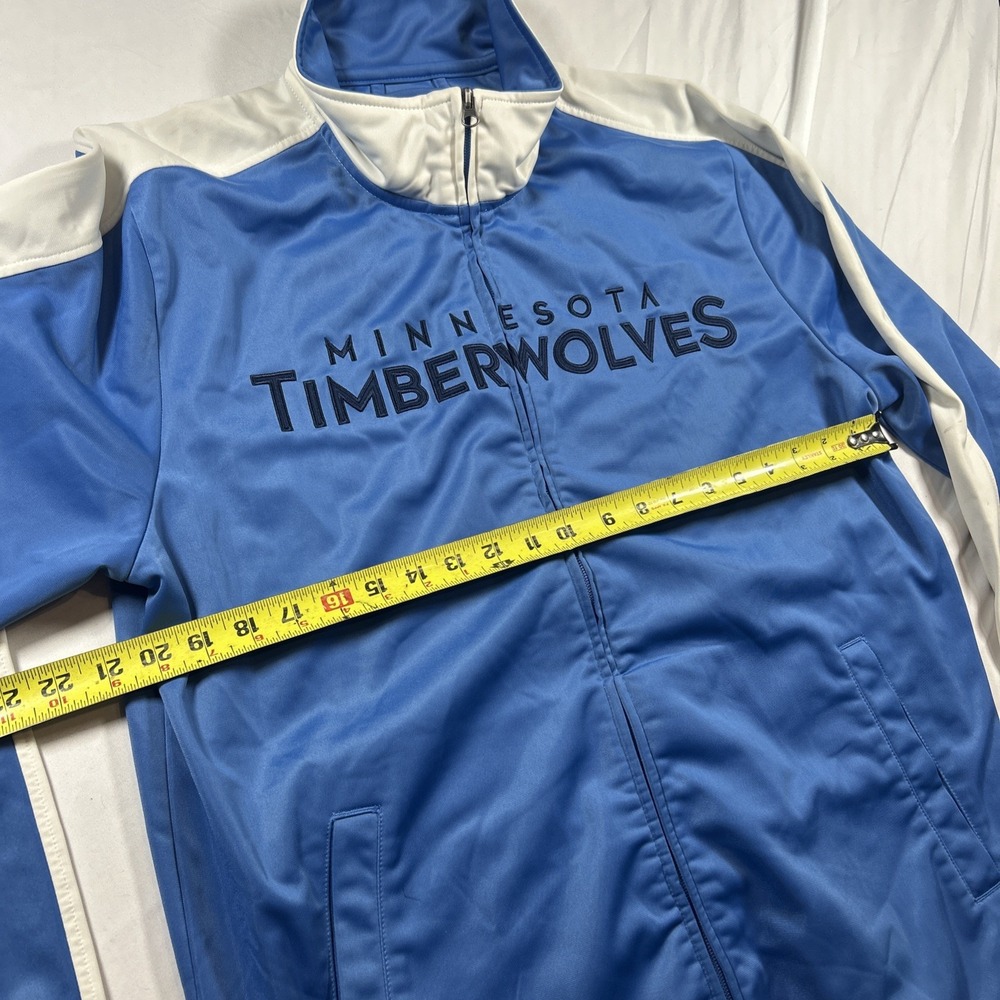 Minnesota Timberwolves G-III Sports by Carl Banks Blue/White Warm Up Sz Large - Picture 8 of 10
